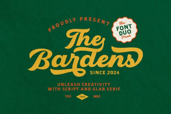 Bardens: A Retro Font Duo for Authentic Vintage Design