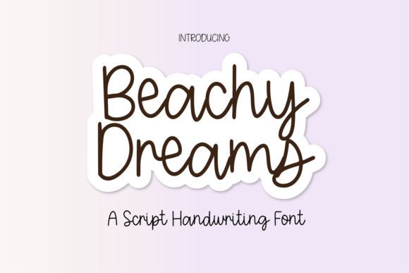 Beachy Dreams: The Handwritten Font for Coastal Branding