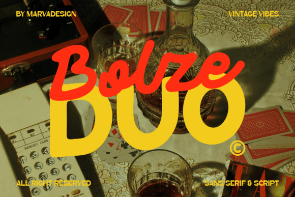 Bolze: A Font Duo with Vintage Soul and Modern Edge