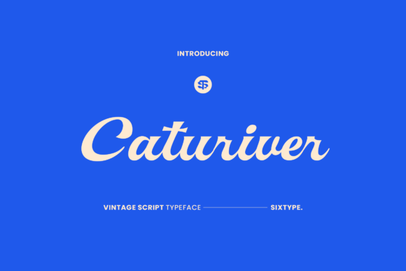 Caturiver: A Vintage Script Font with Timeless Character
