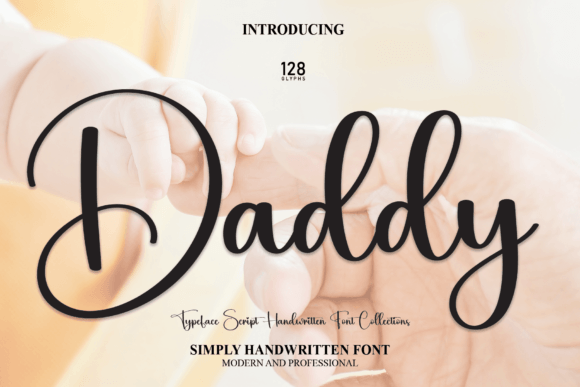Daddy: A Handwritten Script Font for Joyful Design