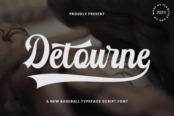 Detourne: Capturing Vintage Baseball Charm in Your Designs