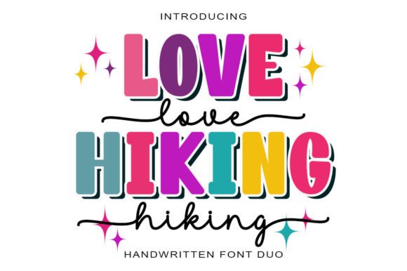 Love Hiking Duo: A Font for Modern Romance