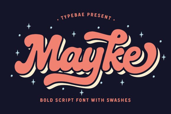 Mayke Regular: A Script Font with Serious Layering Power