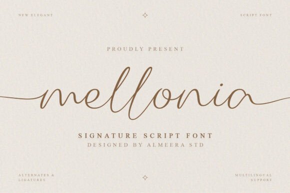 Mellonia: The Signature Script for Modern Branding