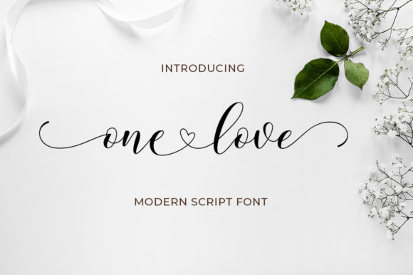 One Love: A Friendly Handwritten Font for Creative Projects