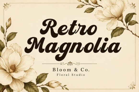 Retro Magnolia: A Classic Script for Modern Design
